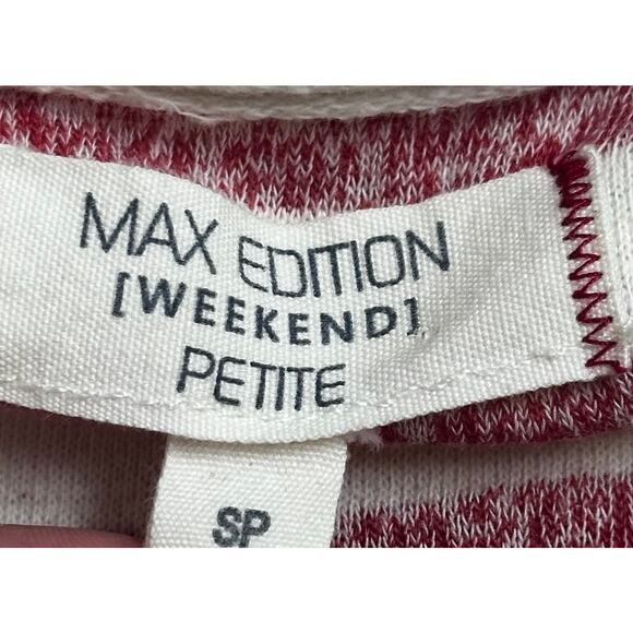 Max Edition [Weekend]|Stripe‎ Dress|Red/White|SZ S Petite - Picture 5 of 7